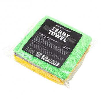 649 р. Салфетка микрофибра универсальная 40х40см (6шт.) Terry Towel SHINE SYSTEMS SHINE SYSTEMS ss582  с доставкой в г. Пермь. Увеличить фотографию 6