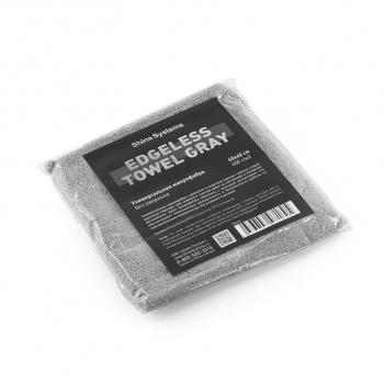 172 р. Салфетка микрофибра универсальная 40х40см Edgeless Towel Gray SHINE SYSTEMS SHINE SYSTEMS ss446  с доставкой в г. Пермь. Увеличить фотографию 4