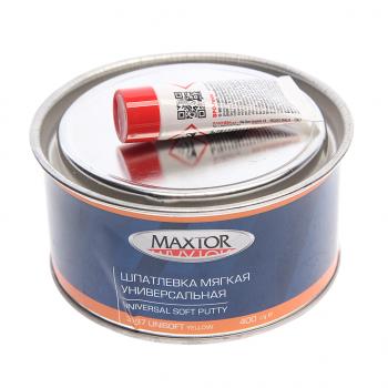 399 р. Шпатлевка мягкая UNISOFT YELLOW 0.4кг MAXTOR MAXTOR 32370.4  с доставкой в г. Пермь. Увеличить фотографию 1