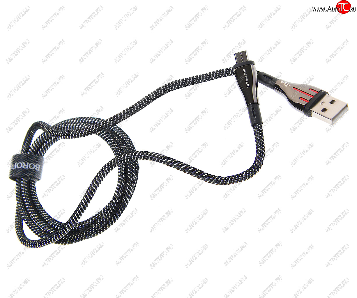 339 р. Кабель micro USB 1.2м красный BOROFONE BOROFONE bu23 red  с доставкой в г. Пермь