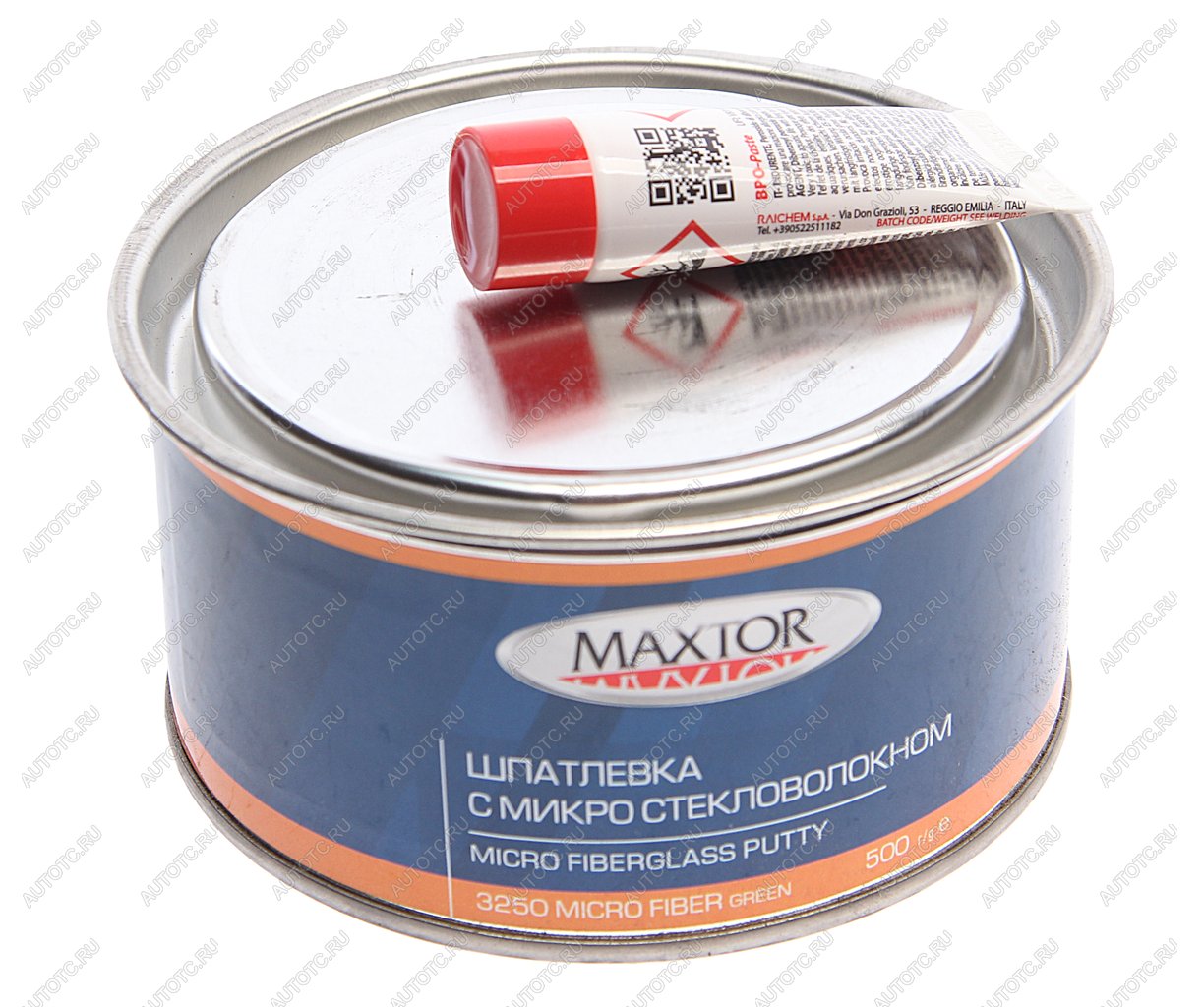 399 р. Шпатлевка с микростекловолокном FIBER GLASS GREEN 0.5кг MAXTOR MAXTOR 32500.5  с доставкой в г. Пермь