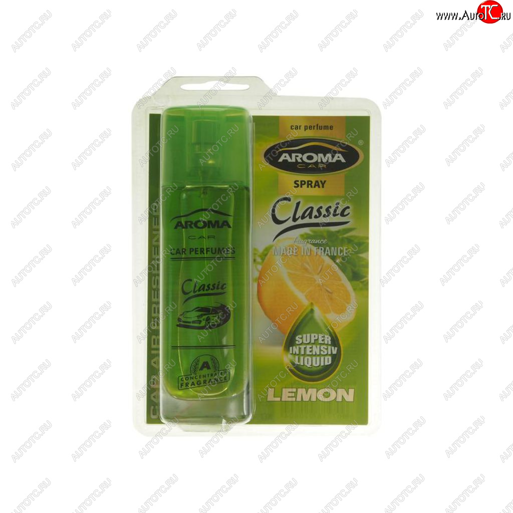 290 р. Ароматизатор спрей (лимон) 50мл pump spray AROMA CAR AROMA CAR 92060  с доставкой в г. Пермь