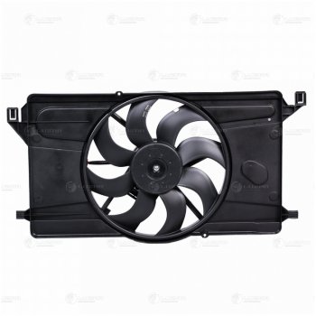 8 749 р. Вентилятор FORD Focus (04-) (1.41.6) охлаждения радиатора с кожухом LUZAR LUZAR lfk1038  с доставкой в г. Пермь. Увеличить фотографию 4