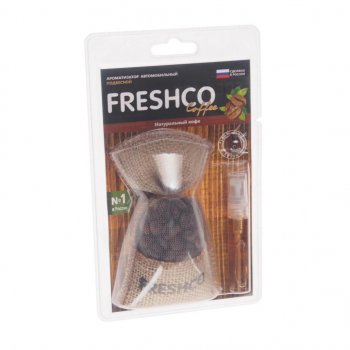 339 р. Ароматизатор подвесной гранулы (натуральный кофе) мешочек с кофе COFFEE FRESHCO FRESHCO cf-11  с доставкой в г. Пермь. Увеличить фотографию 1