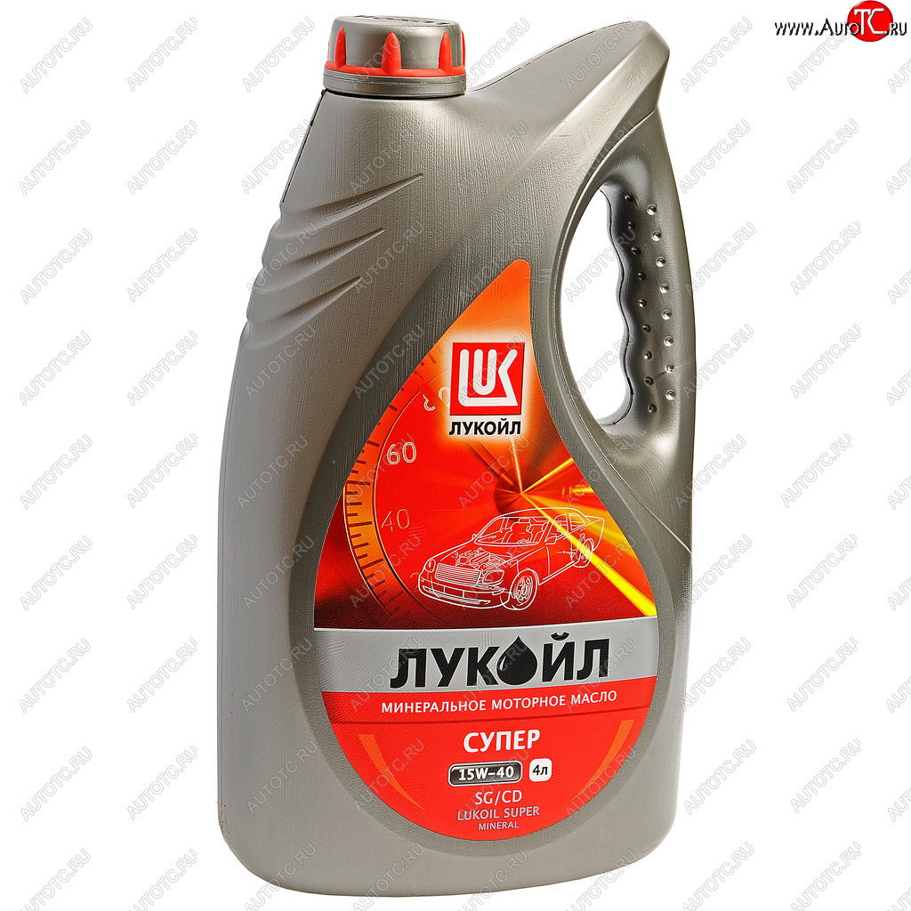1 299 р. Масло моторное СУПЕР SGCD 15W40 мин.4л ЛУКОЙЛ LUKOIL 19195  с доставкой в г. Пермь
