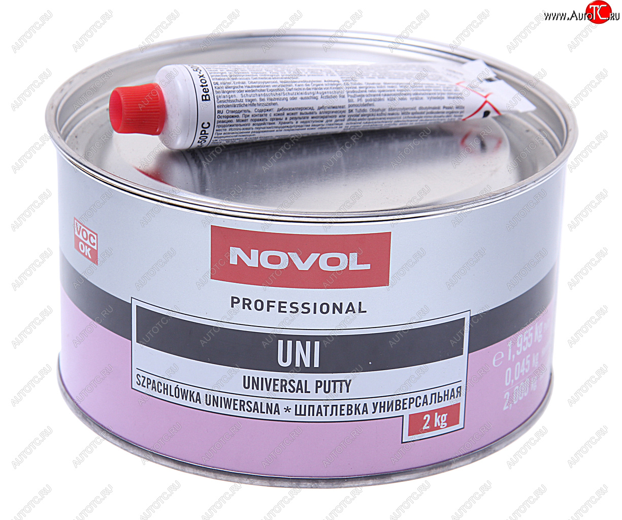 1 899 р. Шпатлевка UNI 2кг NOVOL NOVOL 1105  с доставкой в г. Пермь