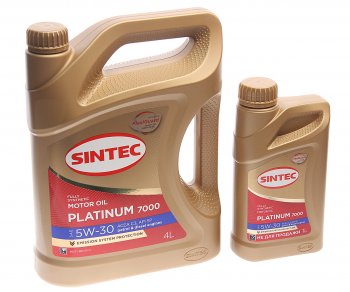 2 079 р. Масло моторное Platinum 7000 C3SP 5W30 синт.4+1л SINTEC SINTEC 600225  с доставкой в г. Пермь. Увеличить фотографию 1