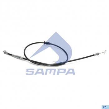 1 679 р. Трос MAN привода замка капота SAMPA SAMPA 028.013  с доставкой в г. Пермь. Увеличить фотографию 1