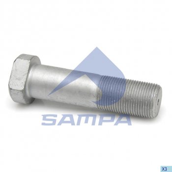 339 р. Шпилька колеса КАМАЗ-5490 MAN MERCEDES Actros (97-02) (M22х1.5х85) SAMPA SAMPA 020.433  с доставкой в г. Пермь. Увеличить фотографию 1