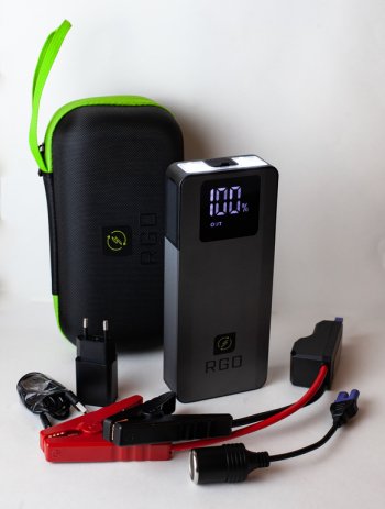 13 649 р. Устройство пусковое 12V 1800A 20000мАч (power bank) RGD RGD r15  с доставкой в г. Пермь. Увеличить фотографию 1