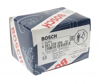 3 899 р. Датчик давления воздуха AUDI A3 (08-) коллектора впускного BOSCH BOSCH 0261230206  с доставкой в г. Пермь. Увеличить фотографию 3
