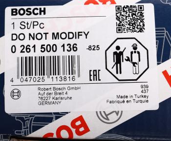 9 449 р. Форсунка BMW 5 (F10,F11),6 (F06,F12),7 (F01,F02) топливная BOSCH BOSCH 0261500136  с доставкой в г. Пермь. Увеличить фотографию 7