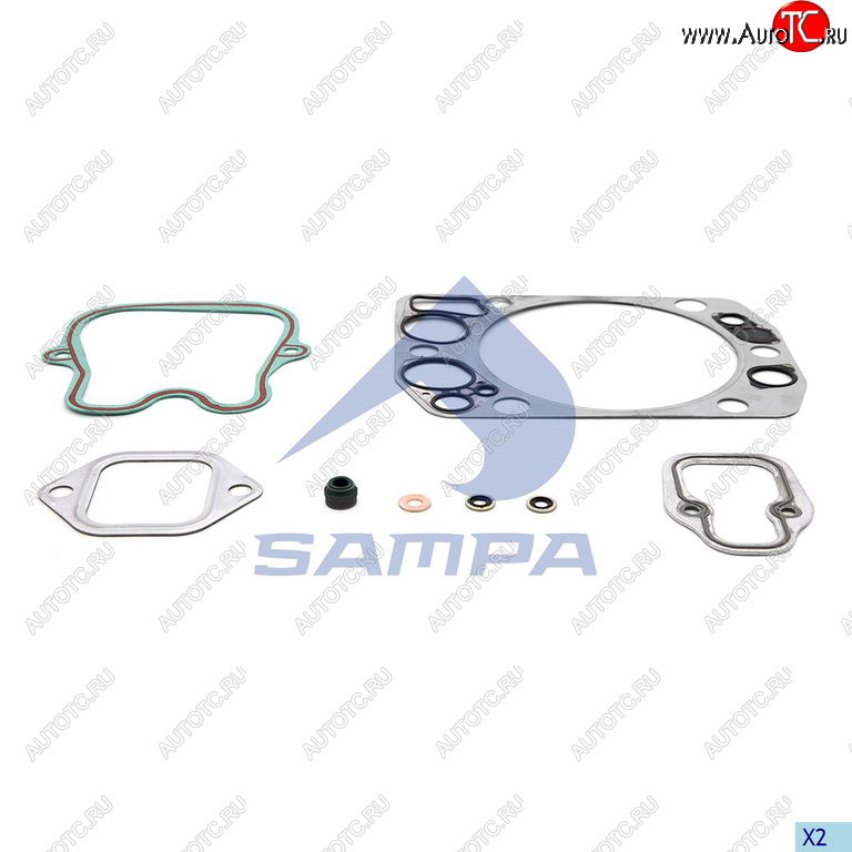 2 059 р. Прокладка головки блока MAN F2000 дв.D2866 (на 1 цилиндр) SAMPA SAMPA 020.725  с доставкой в г. Пермь