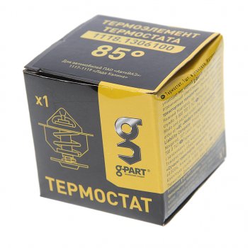 189 р. Термостат ВАЗ-1117-1119 термоэлемент G-PART (ОАО ГАЗ) G-PART 1118.1306100  с доставкой в г. Пермь. Увеличить фотографию 3