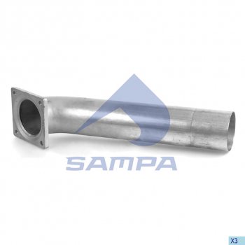 3 559 р. Труба приемная глушителя MAN SAMPA SAMPA 021.194  с доставкой в г. Пермь. Увеличить фотографию 1