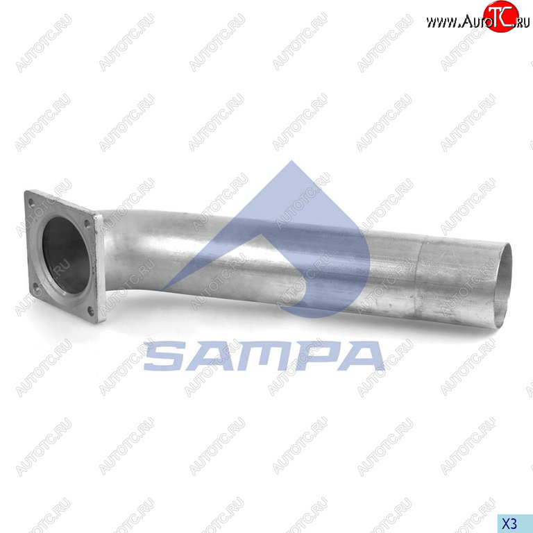 3 559 р. Труба приемная глушителя MAN SAMPA SAMPA 021.194  с доставкой в г. Пермь