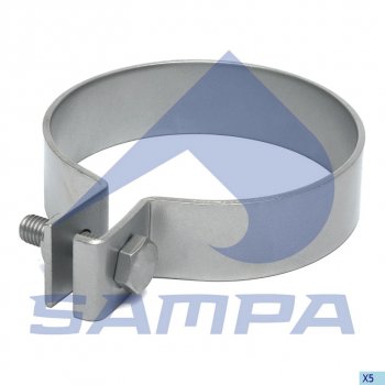 299 р. Хомут глушителя MAN (d=104.5) SAMPA SAMPA 020.342  с доставкой в г. Пермь. Увеличить фотографию 1