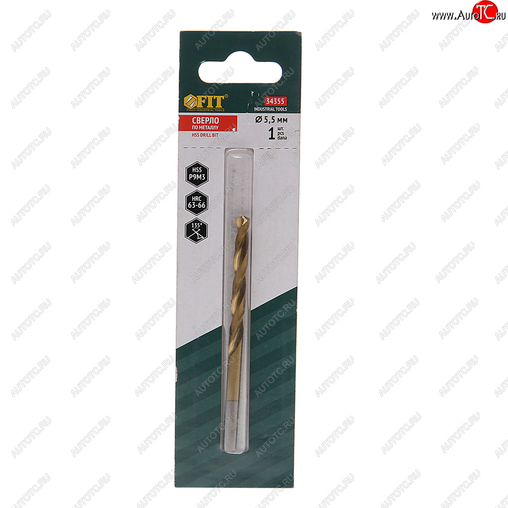180 р. Сверло по металлу 5.5х93мм Titanium FIT FIT 34355  с доставкой в г. Пермь