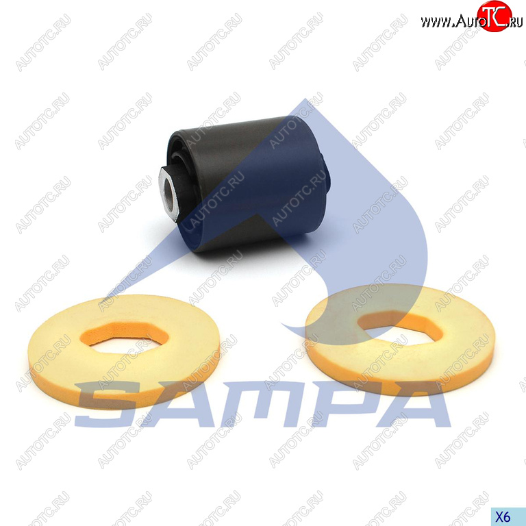 849 р. Сайлентблок MAN кабины с пыльниками SAMPA SAMPA 020.614  с доставкой в г. Пермь