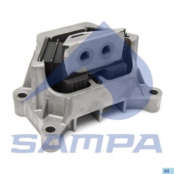 4 649 р. Подушка двигателя MAN TGA,TGS,TGX задняя SAMPA SAMPA 020.466  с доставкой в г. Пермь. Увеличить фотографию 1