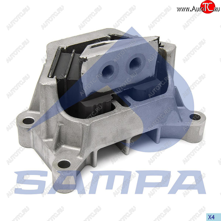 4 649 р. Подушка двигателя MAN TGA,TGS,TGX задняя SAMPA SAMPA 020.466  с доставкой в г. Пермь