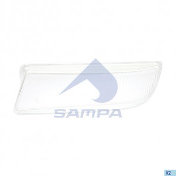 1 299 р. Стекло фары противотуманной MAN TGX (08-) левой SAMPA SAMPA 022.032  с доставкой в г. Пермь. Увеличить фотографию 1