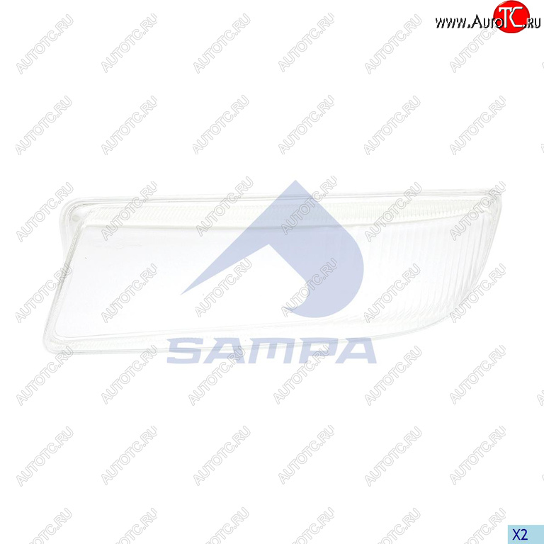 1 299 р. Стекло фары противотуманной MAN TGX (08-) левой SAMPA SAMPA 022.032  с доставкой в г. Пермь