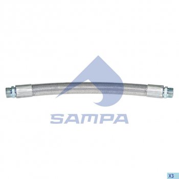 2 899 р. Шланг MAN компрессора L=420мм SAMPA SAMPA 021.091  с доставкой в г. Пермь. Увеличить фотографию 1