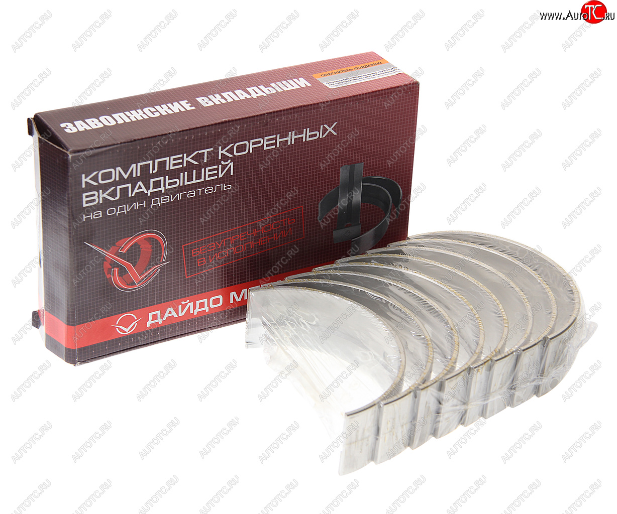 2 359 р. Вкладыши ЯМЗ-236 коренные d+0.50 ДАЙДО МЕТАЛЛ РУСЬ ЗМЗ 236-1000102б2-р2  с доставкой в г. Пермь