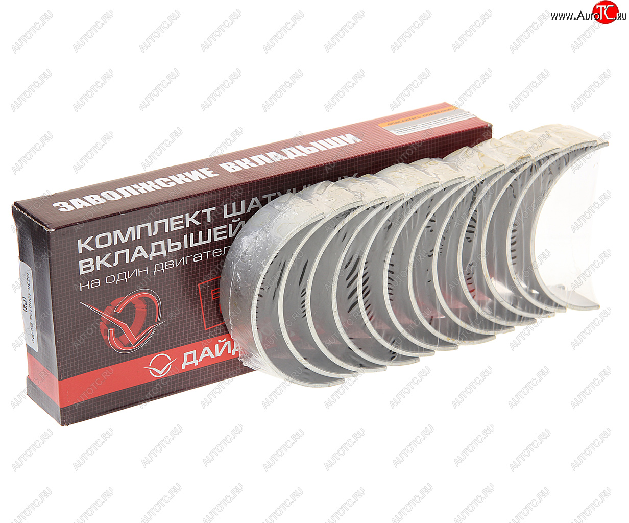 2 389 р. Вкладыши ЯМЗ-236 шатунные d+0.50 ДАЙДО МЕТАЛЛ РУСЬ ЗМЗ 236-1000104в2-р2  с доставкой в г. Пермь