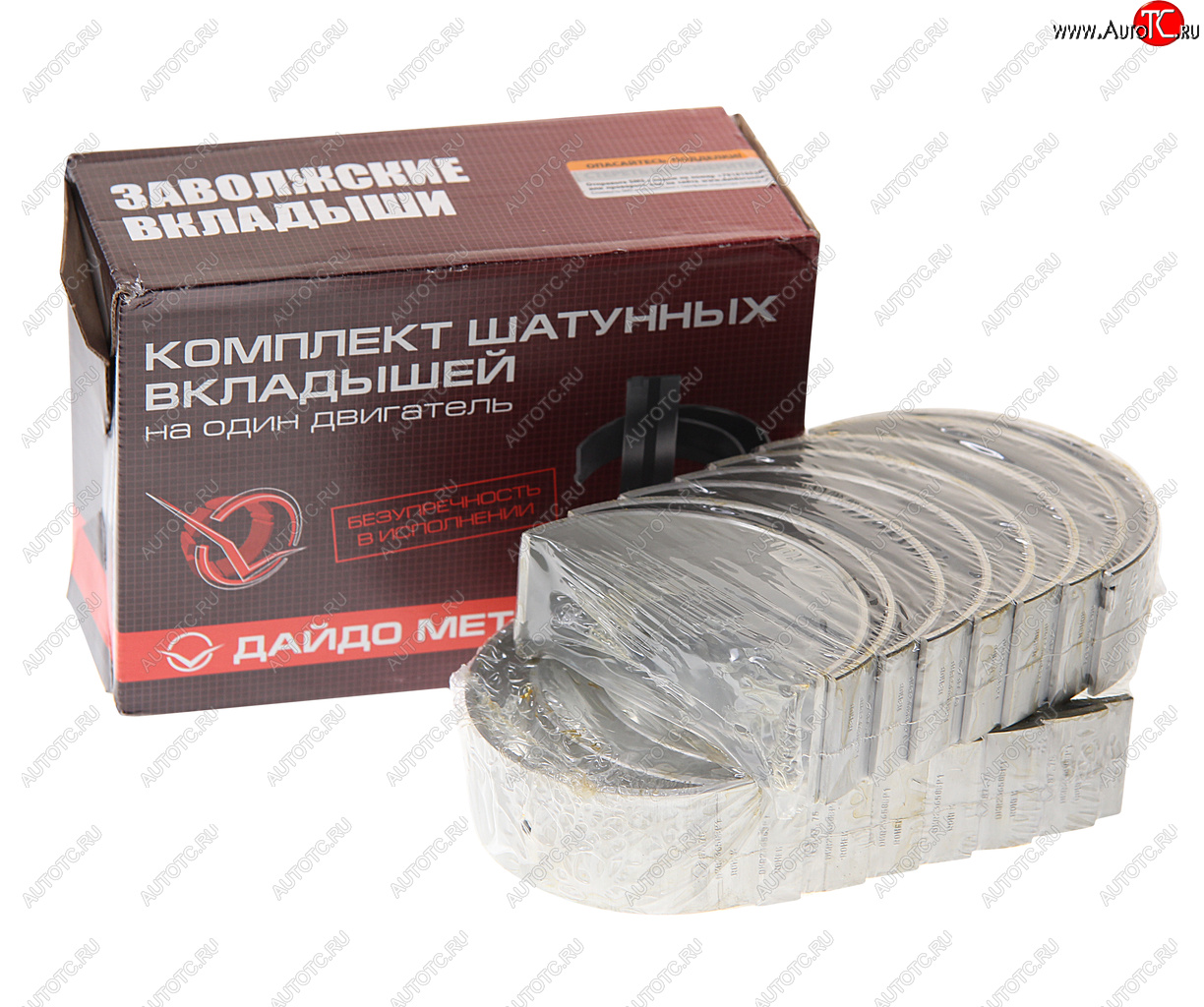 3 099 р. Вкладыши ЯМЗ-238 шатунные d+0.25 ДАЙДО МЕТАЛЛ РУСЬ ЗМЗ 238-1000104в2-р1  с доставкой в г. Пермь