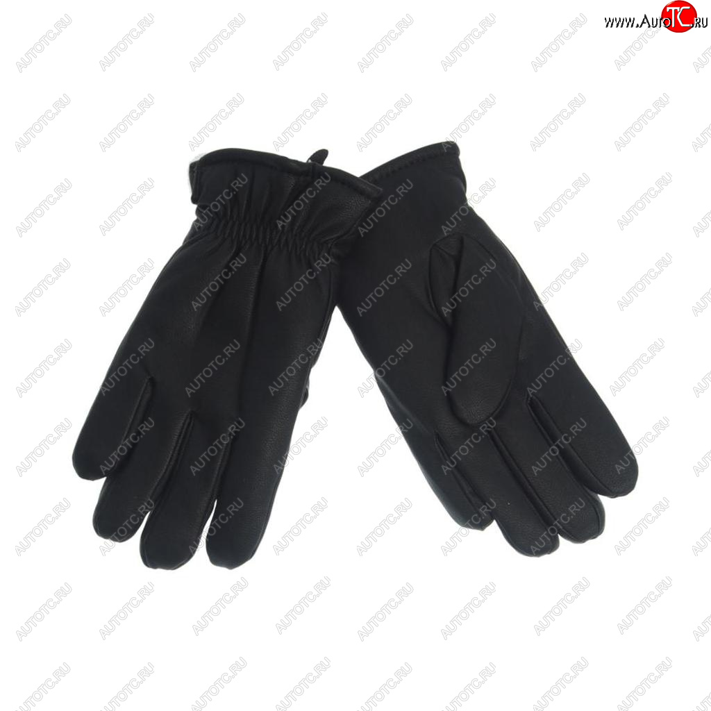 449 р. Перчатки экокожа утепленные черные GLOVES 10-05  с доставкой в г. Пермь