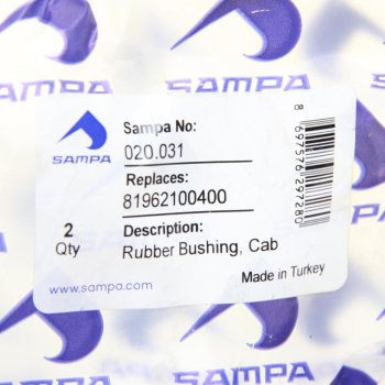 130 р. Сайлентблок MAN F90 стабилизатора кабины (малый)(16х5064х29) SAMPA SAMPA 020.031  с доставкой в г. Пермь. Увеличить фотографию 3