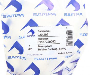 899 р. Сайлентблок MAN рессоры (20x62x95) SAMPA SAMPA 020.266  с доставкой в г. Пермь. Увеличить фотографию 3