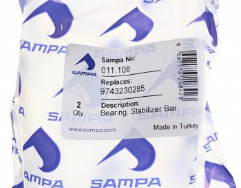 69 р. Втулка стабилизатора MERCEDES Atego (37.5x56мм) SAMPA SAMPA 011.108  с доставкой в г. Пермь. Увеличить фотографию 3