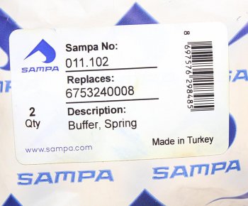 187 р. Отбойник MERCEDES Atego рессоры передней SAMPA SAMPA 011.102  с доставкой в г. Пермь. Увеличить фотографию 3