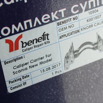 1 669 р. Скоба суппорта SCANIA BENEFIT BENEFIT 10506  с доставкой в г. Пермь. Увеличить фотографию 4