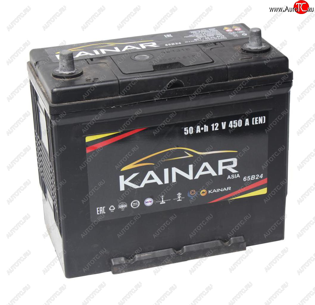 7 199 р. Аккумулятор KAINAR Asia 50Ач KAINAR 6ст50(1) 65b24r  с доставкой в г. Пермь
