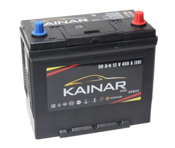 7 199 р. Аккумулятор KAINAR Asia 50Ач обратная полярность KAINAR 6ст50(0) 65b24l  с доставкой в г. Пермь. Увеличить фотографию 1