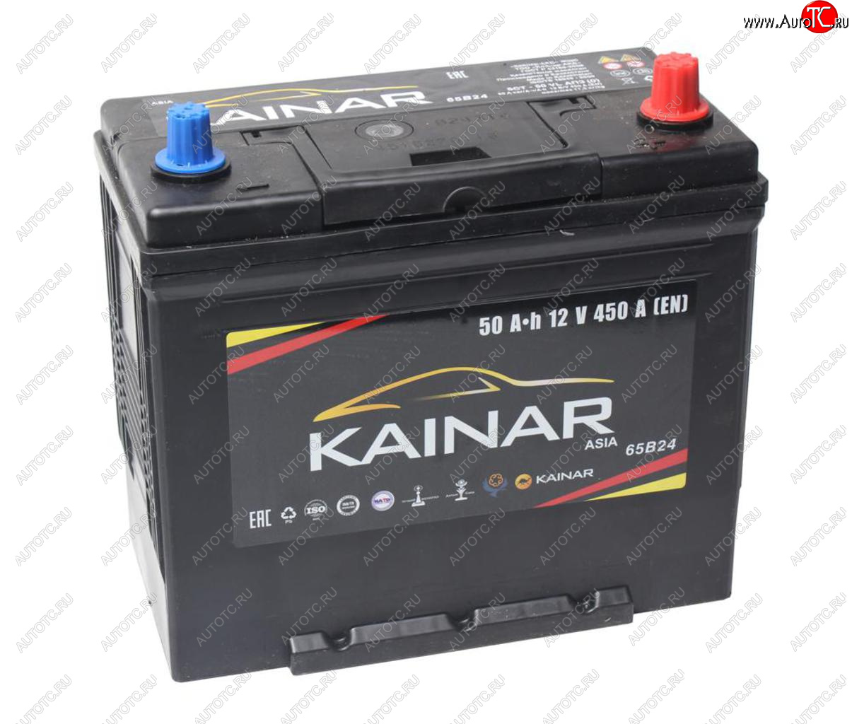 7 199 р. Аккумулятор KAINAR Asia 50Ач обратная полярность KAINAR 6ст50(0) 65b24l  с доставкой в г. Пермь