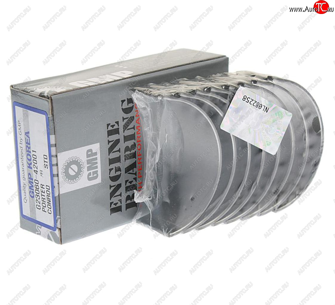 1 069 р. Вкладыши HYUNDAI Porter дв.D4BF шатунные d+0.00 комплект (8шт.) GMP GMP 23060-42001  с доставкой в г. Пермь