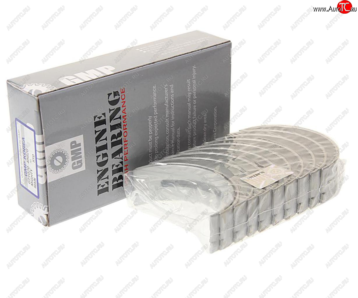 2 299 р. Вкладыши HYUNDAI HD65,72,78,County дв.D4AL,D4AF,D4DB,D4DD коренные d+0.00 комплект (10шт.) GMP GMP 21020-45020  с доставкой в г. Пермь