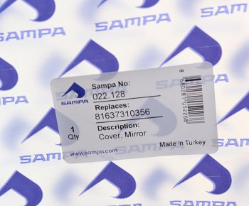 1 329 р. Крышка MAN TGX,TGS зеркала бокового основного левогоправого SAMPA SAMPA 022.128  с доставкой в г. Пермь. Увеличить фотографию 3