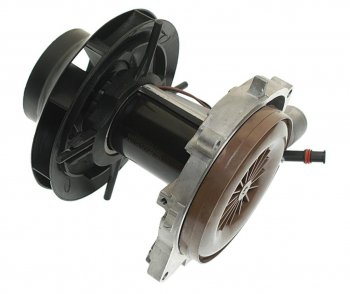 8 449 р. Мотор отопителя автономного EBERSPACHER D4S (24V,3.5кВт) MAN TGA,TGX,TGM,TGL с крыльч. S&C MOTORI S&C MOTORI 027pmx  с доставкой в г. Пермь. Увеличить фотографию 2