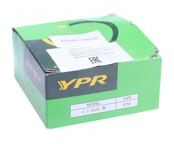 3 679 р. Кольца поршневые HYUNDAI Starex H-1 (98-) дв.D4BH d+0.00 комплект YPR YPR 23040-42210  с доставкой в г. Пермь. Увеличить фотографию 3