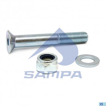 205 р. Ремкомплект седельного устройства JSK 37 (болт 1шт) SAMPA SAMPA 095.535  с доставкой в г. Пермь. Увеличить фотографию 1