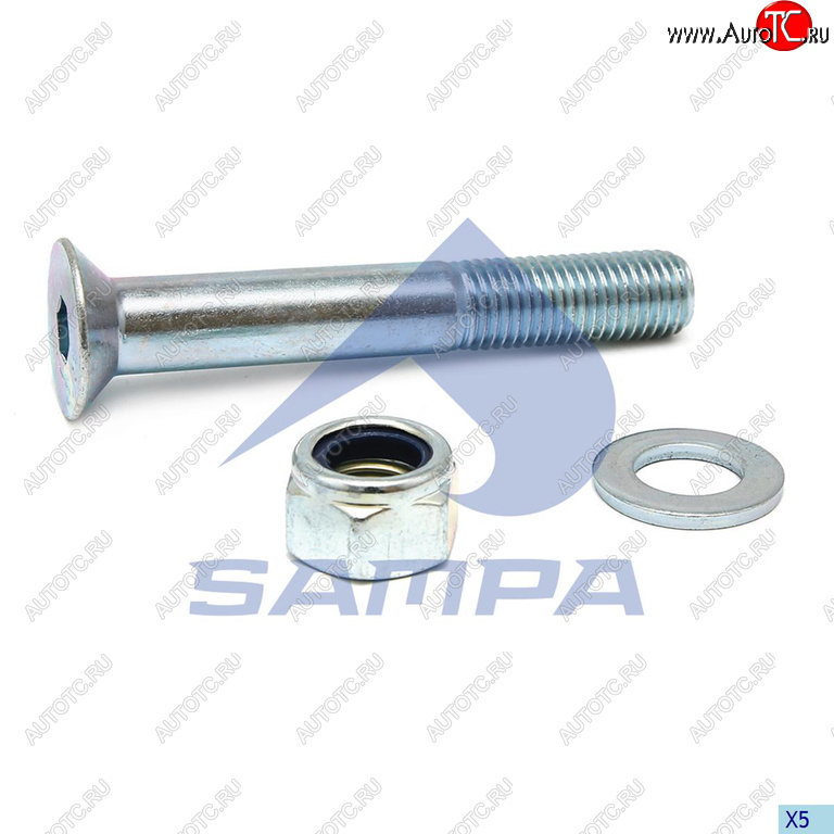 205 р. Ремкомплект седельного устройства JSK 37 (болт 1шт) SAMPA SAMPA 095.535  с доставкой в г. Пермь