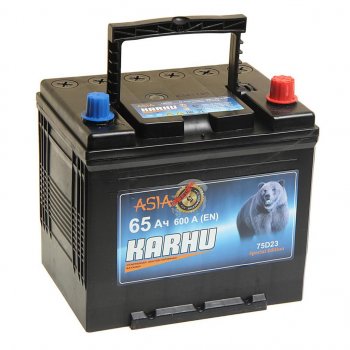 8 599 р. Аккумулятор KARHU Asia 65Ач обратная полярность KARHU 6ст65(0) 75d23l  с доставкой в г. Пермь. Увеличить фотографию 1