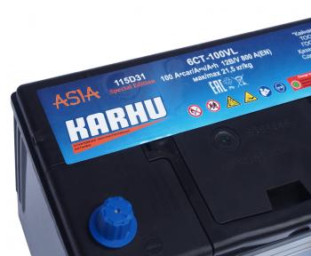 11 999 р. Аккумулятор KARHU Asia 100Ач обратная полярность KARHU 6ст100(0) 115d31l  с доставкой в г. Пермь. Увеличить фотографию 3