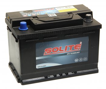16 999 р. Аккумулятор SOLITE EFB 70Ач обратная полярность SOLITE 6ст70(0)  с доставкой в г. Пермь. Увеличить фотографию 1